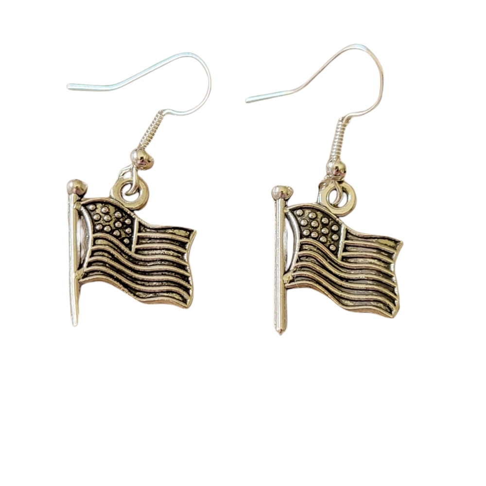 American Flag earrings